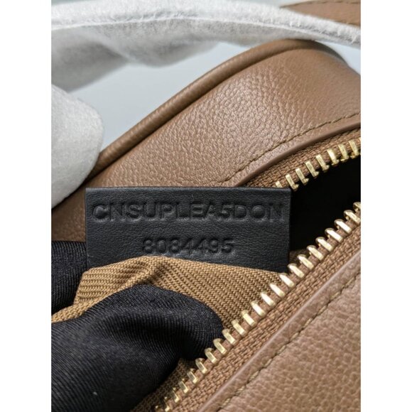 Burberry Vintage Check Large Camera Shoulder Bag Earth 8084495 - Picture 10 of 14